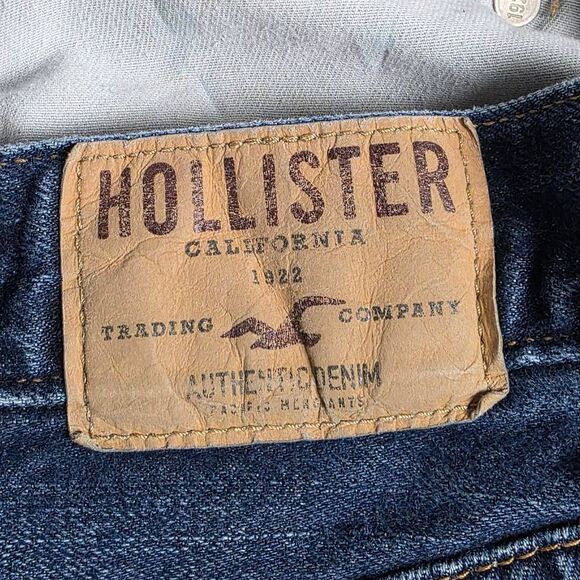 Hollister Button Fly Straight Jeans W31 L32 100% Cotton - Picture 10 of 13